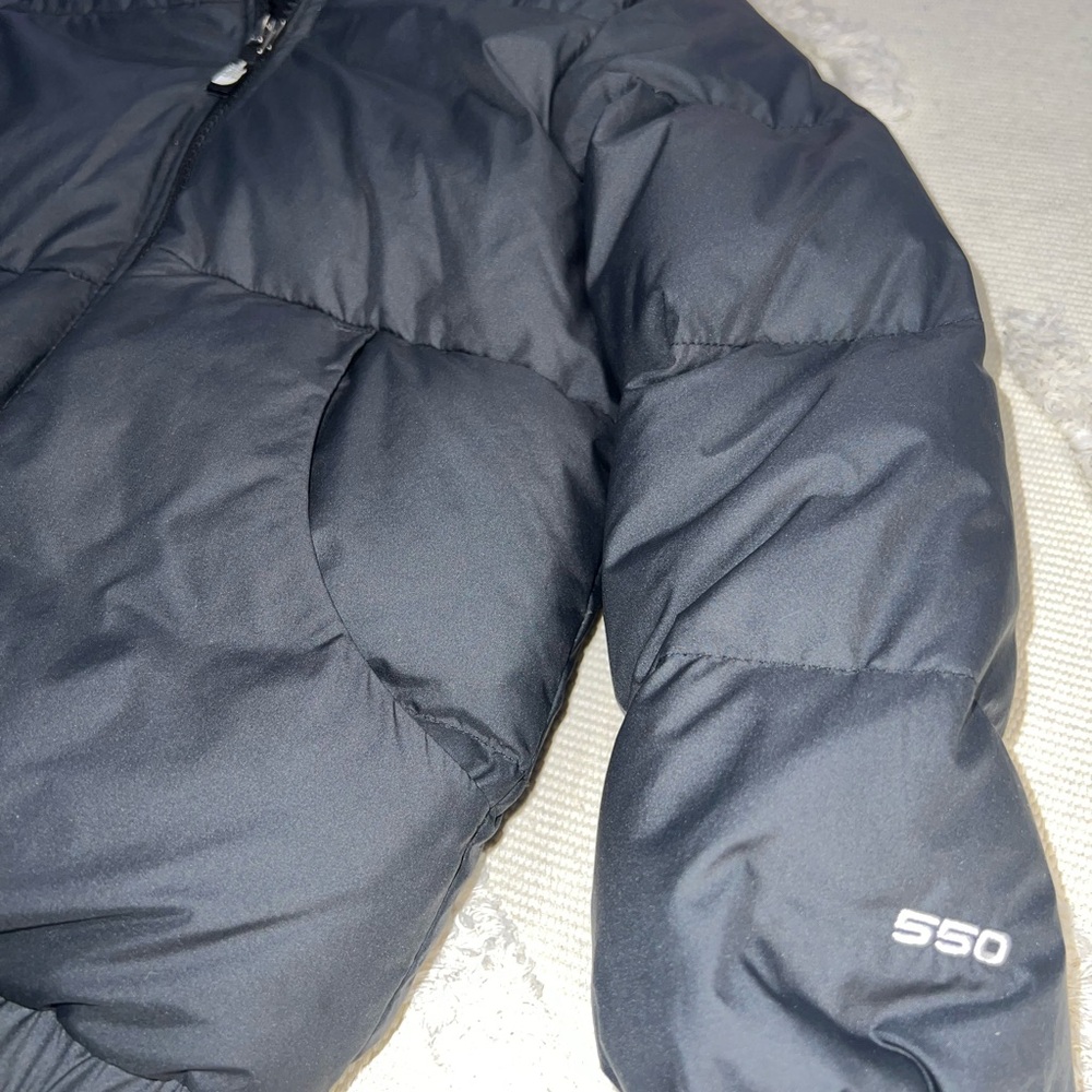 The North Face Moondoggy Hoodie 550 Down & Waterfowl Coat w Sherpa lining Unisex - Picture 5 of 9